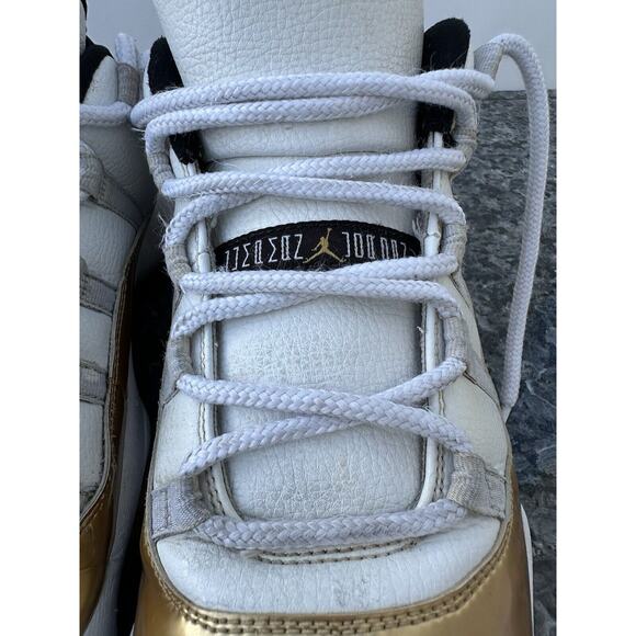 Size 12 - Nike Air Jordan 11 Retro Low Closing Ceremony 2016 528895-103 XI Gold main image 9